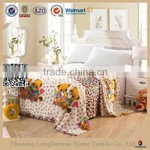 Manufactory Walmart China Home Textile Stock Machine Knit Baby Blanket thumbnail-2