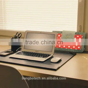 Wool Felt Material With Canvas Carrying Sleeve for Macbook 11/12 Inch Laptop Cover thumbnail-2