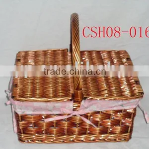 Willow Picnic Basket thumbnail-1