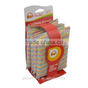 New Arrival Products Sponge Scourer Pot Washing Sponge Scourer for Sales thumbnail-5
