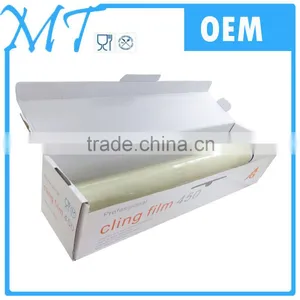 Clear Shrink Fresh Wrap Packaging PVC Cling Film For Vegetables thumbnail-1