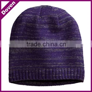 Colorful Purple Warm Beanie for Winter thumbnail-1