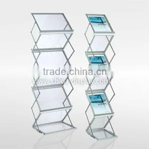 Acrylic Panel A3 A4 ZigZag Literature Rack Flyers Holder thumbnail-2