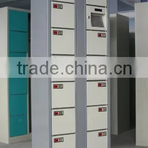 White Small Locker,phone,key. thumbnail-1