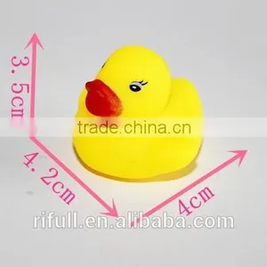 Custom 100% Food Grade Silicone Duck Bath Toy With Squeaker thumbnail-1