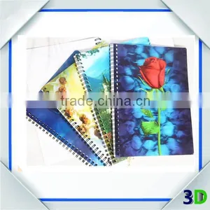 3D Emboss Spot-uv Coating Paper Cover Notebook thumbnail-3