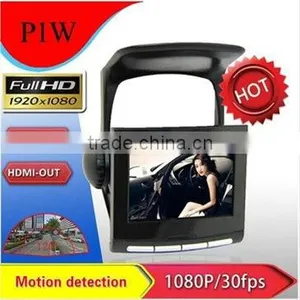 Car DVR Auto Traffic Recorder P1W 1080P Full HD Car Driving Recorder 2.4" TFT LCd+120 Wide Angel+ HDMI+ H.264 thumbnail-1