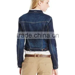 Facny Women Juniors' Denim Jacket thumbnail-2