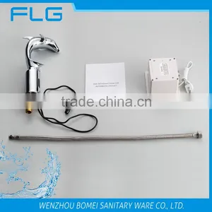 FLG8139 China Supplier Dolphin Chrome Automatic Sensor Faucet thumbnail-5