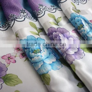 100% Polyester Modern Sun Protection Fabric Curtain for Living Room thumbnail-6