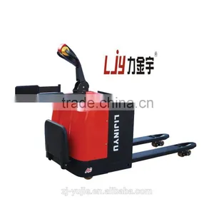 2.5 Tons Electric Pallet Truck/warehouse/battery Operated Platform Truck/forklift of China/yujie/logistics Equipment thumbnail-1