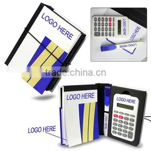 Hot Selling Waterproof Customized Color&size Leather Folder With Calculator thumbnail-3