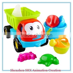 Toddler Plastic Summer Toys Trolley and Beach Toys Tools Set,plastic Trolley and Beach Tool Toys,wholesale Plastic Beach Toys thumbnail-1