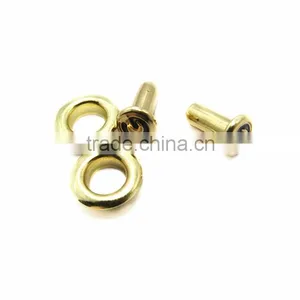 Metal Decorative Gold Hollow Rivets With Logo thumbnail-4