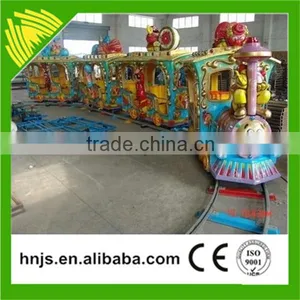 Amusement Park Rides Electric Rail Mini Train for Sale thumbnail-1