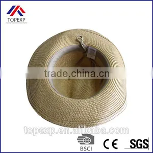 Folding Straw Cowboy Hat For Sale Fedora Straw Hat thumbnail-6