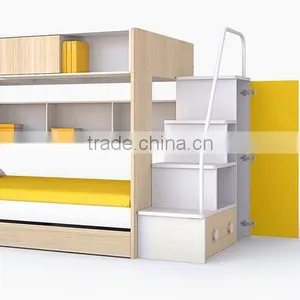 Factory Supply Modern Design Kids Bunk Bed Use Metal and Mdf thumbnail-6