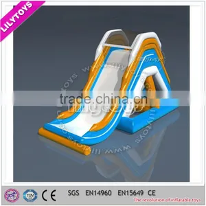 New Design Inflatable Aqua Slide, Hot Giant Inflatable Water Slide, Large Inflatable Floating Water Slides thumbnail-2