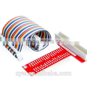 Raspberry Pi 3&Raspberry Pi 2 Model B Plus T Cobbler Expansion DIY Kit (GPIO Cable + Breadboard + GPIO T-adapter Plate) thumbnail-4