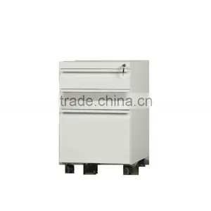 Office Metal Cupboard Drawer Divide Mobile Cabinet Steel Pedestal File Storage Cabinet Industrial thumbnail-4