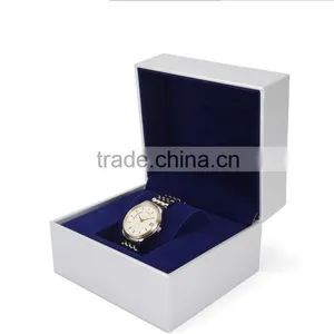 Chinese Factories Wholesale Custom Cheap PU Leather Watch Boxes, Fashion Beautiful Silver Gift Box thumbnail-2