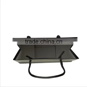 Chinese Factories Wholesale Various Size of Shopping Bag, Black Coated Paper Bag thumbnail-5