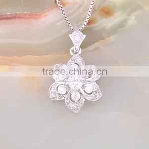 2015 Newest Brass Jewelry Tree of Life Pendant Necklace With Rhinestones thumbnail-6
