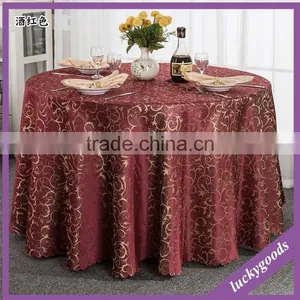 Hotel and Restaurant Use Royal Blue Printing 132 Round Table Cloth Wholesale thumbnail-6