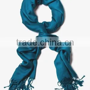 Turquoise Pasmina Viscose Scarf Pashmina Scarves Viscose Shawl Pasmina Scarf thumbnail-1