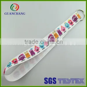 Factory Directly Sale Eco Friendly High Quality Polyester Wrist Lanyard for Keys thumbnail-3