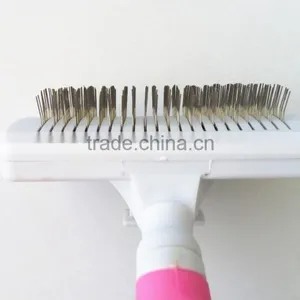 Dog Self-cleaning Plastic Pet Brush thumbnail-4