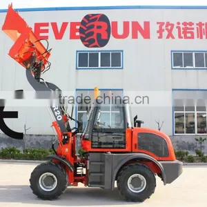 Qingdao Everun Brand CE Approved ER20 Wheel Horse Front End Loader With 4 in 1 Bucket thumbnail-3