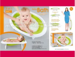 HS Group HaS Ha'S Toys Plastic Fold Bath Tub for Baby Infant thumbnail-1