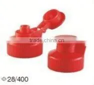 28/400 SM7225 Shampoo Bottle Cap/Oval Style Lotion Plastic Flip Top Cap thumbnail-1