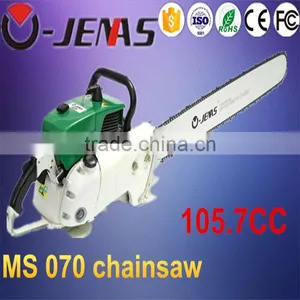 Powerful 105cc Gasoline Chain Saw Petrol Heavy Duty Chainsaw With CE Certificates thumbnail-1