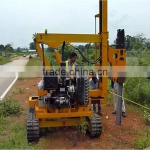 Hydraulic Pile Driver for Expressway Guardrail thumbnail-4