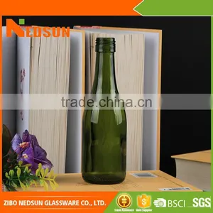 China Supplier Cheap 190ml Screen Printing Workable Price Mini Wine Bottles thumbnail-1