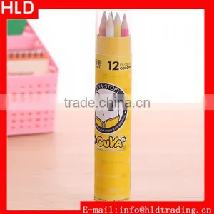 Factory Wholesale 12 Pcs Wooden Color Pencil Tube Set thumbnail-1