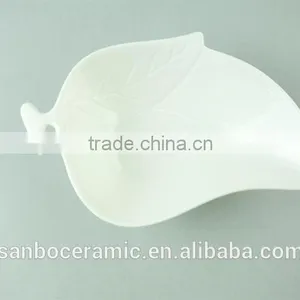 Ceramic Letter Dish White Porcelain Heart Shaped Dish With Color Box / Promotion thumbnail-2