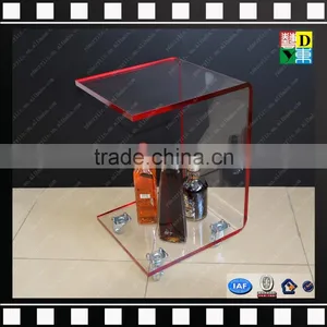 Acrylic Luggage Cart Food Serving Cart Modern Clear Acrylic Hotel Trolley From China Manufacturer thumbnail-5