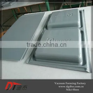 ABS Dark Grey Rectangle Plastic Thermoforming Tray thumbnail-3