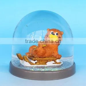 Custom Animals Series Bear Plastic Snowball thumbnail-1
