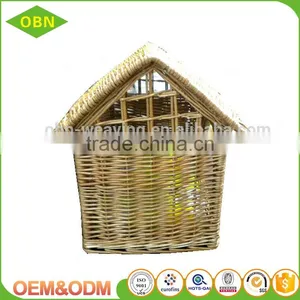 Wholesale New Desigh Handmade Wicker Dog House Outdoor Pet House thumbnail-4