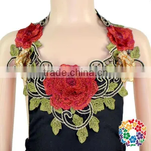 Wholesale Fashion Design Baby 3D Rose Flower Halter Bodysuit Backless Custom Made Rompers thumbnail-5