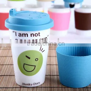 Eco-friendly Porcelain Silicone Cup thumbnail-1