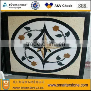 Rectangle Marble Floor Medallions Patterns thumbnail-1