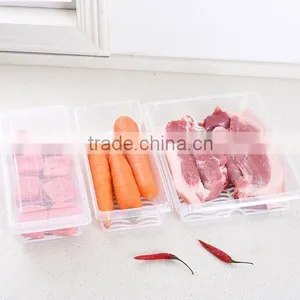 Transparent Plastic Food Storage Container Food Storage Preserving Box With Drain thumbnail-2