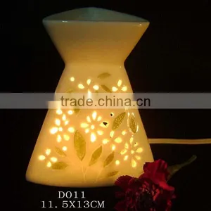 Wholesale Ceramic Electric Oil Burner With Lamp and Aroma Function thumbnail-1