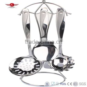 7pcs Stainless Steel Cookware Set,S/S Meat Fork-spatula-spoon-egg Rake Set thumbnail-1