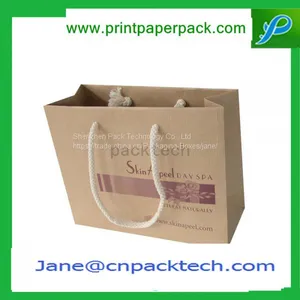 Custom Promotional Shopping Garment Fashion Packing Bags Carrier Gift Bag Kraft Paper Bag thumbnail-3